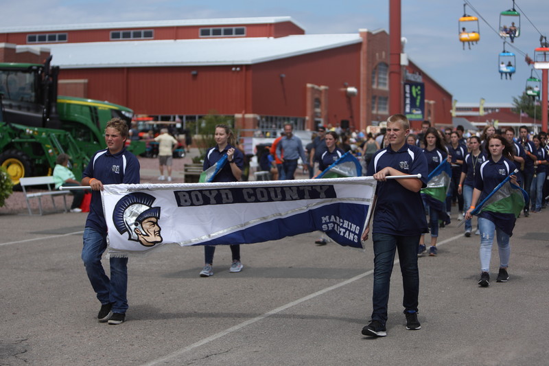 Boyd County Schools BC Band Marches At State Fair